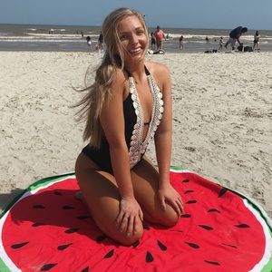 Plunge One Piece Swimsuit